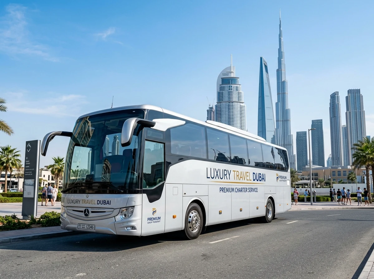 Dubai Bus with Driver