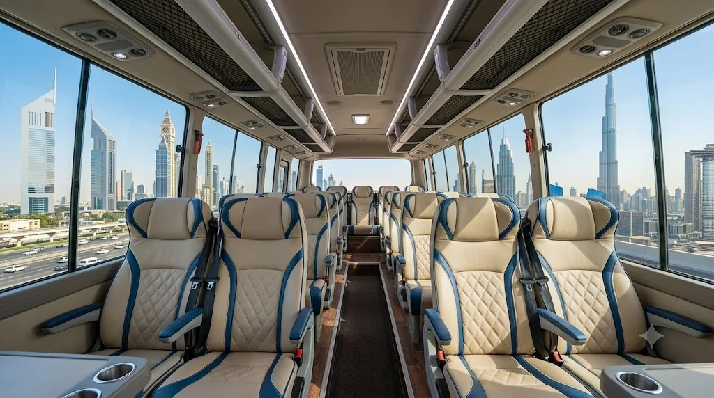 Dubai Bus Rental with Driver 2