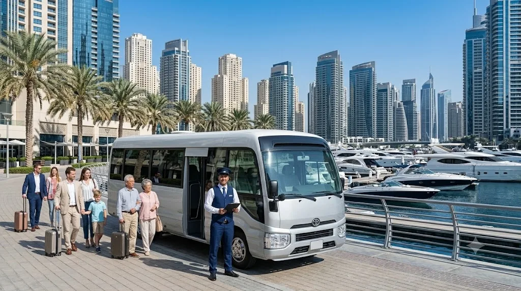 Dubai Bus Rental with Driver 3